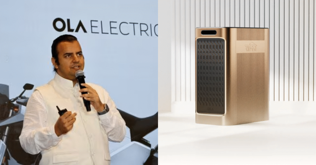 Ola Enters Home Energy Storage Space with “Shakti” Launch