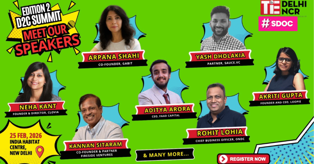 TiE Delhi-NCR to Host D2C Summit as India’s Consumer Brands Enter Next Growth Phase