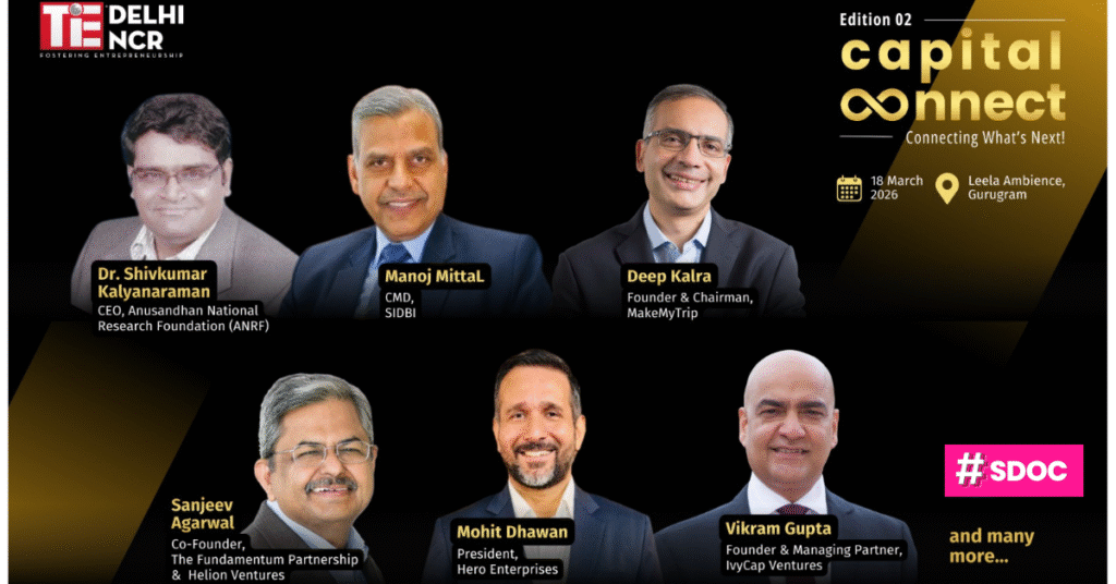 TiE Delhi-NCR Capital Connect 2026 to Spotlight India’s Next Investment Cycle